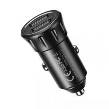 Remax Car Charger Vanguard Series 2usb 2.4a Black Moq:92 (Rcc236)