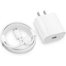 Iphone Usb-C Pd 20w Power Adapter Charger 2 Pin (Usa Pin) With Cable
