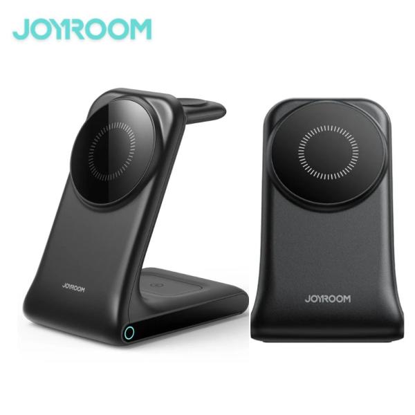 Joyroom Jr-W15 3-In-1 Wireless Charging Station Black