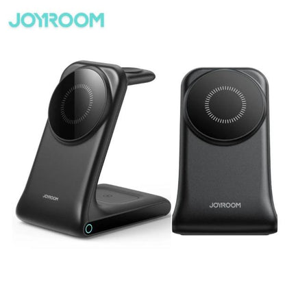 Joyroom Jr-W15 3-In-1 Wireless Charging Station Black