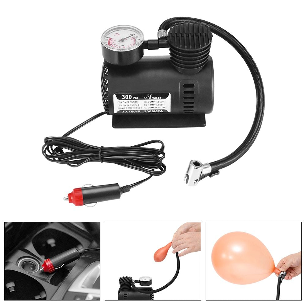 12V Car Air Compressor – 300 PSI