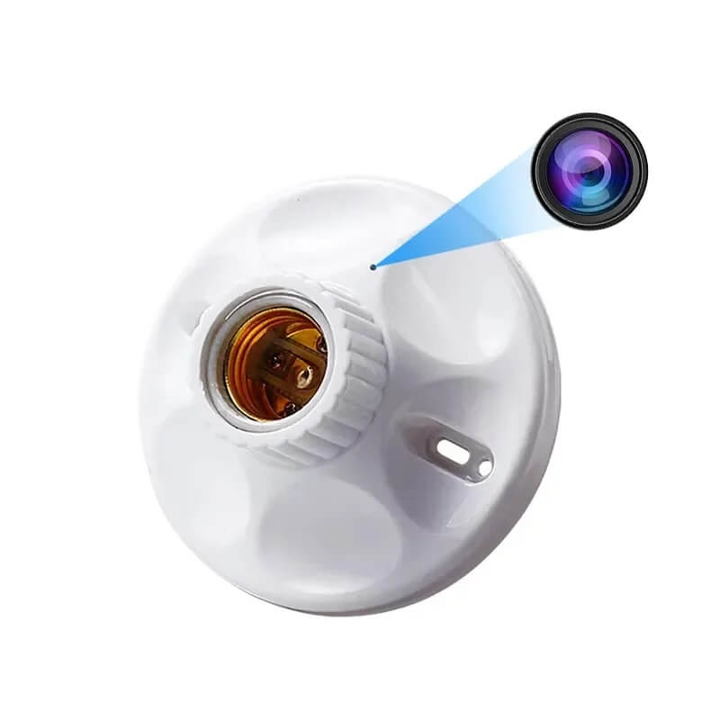 Bulb Holder WiFi Camera Full HD Hidden Spy Camera