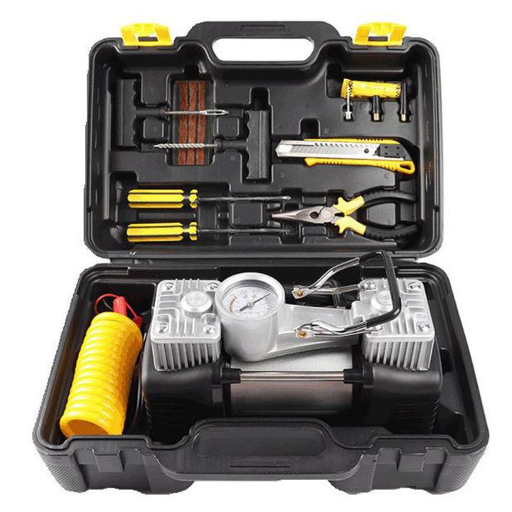 Air Compressor 2 Cylinder With Tool Kit