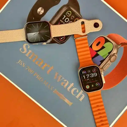 Jss-700 Pro Max Dual Smart Watch With 7 Straps + 1