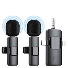 K15 Lapel Microphone 3 in 1 Wireless Lavalier Microphone