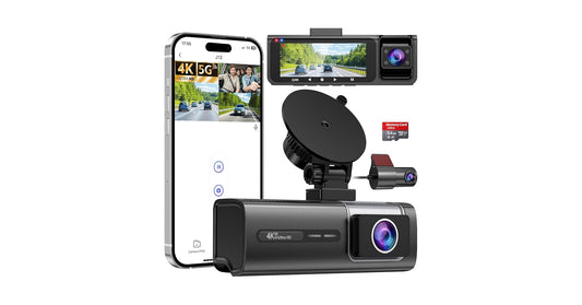F6 3-Channel WiFi 4K Ultra HD Dashcam