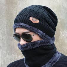 UNISEX Hot Knitted Cap Neck Warmer Winter Hat