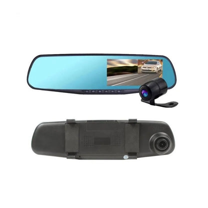 Car DVR Mirror – Dual Camera Front/Back