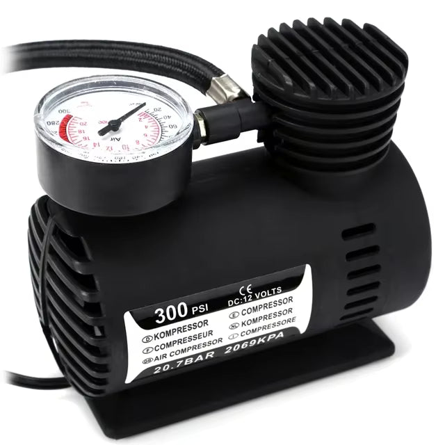 12V Car Air Compressor – 300 PSI