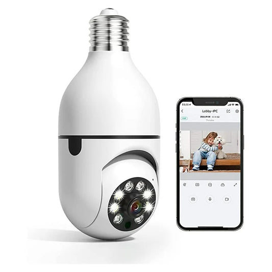 WiFi PTZ Bulb Camera 1080p