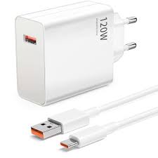 Xiaomi 120w Eu Plug Qc3.0 Fast Quick Wall Charger With Cable