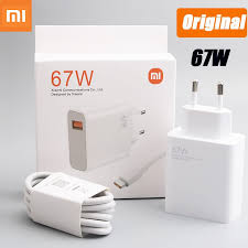 Xiaomi 67w Eu Plug Qc3.0 Fast Quick Wall Charger With Cable