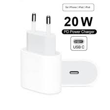 Iphone Usb-C Pd 20w Power Adapter Charger 2 Pin (Usa Pin) With Cable