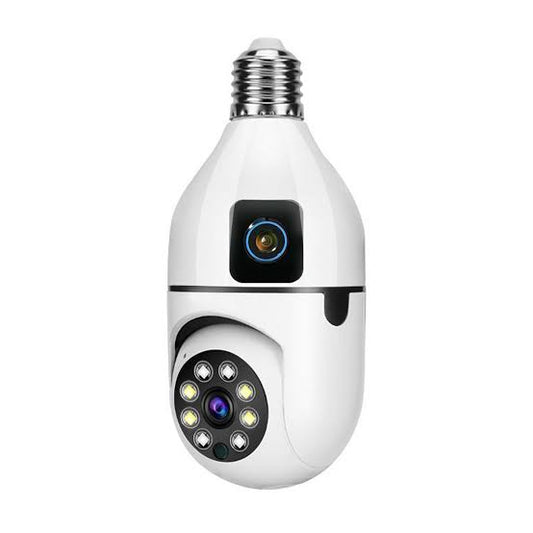 Dual Lens Bulb Camera 1080p With V380 Pro App