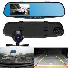 Car DVR Mirror – Dual Camera Front/Back