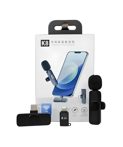 K8 Collar Wireless Microphone – Type-C Supported