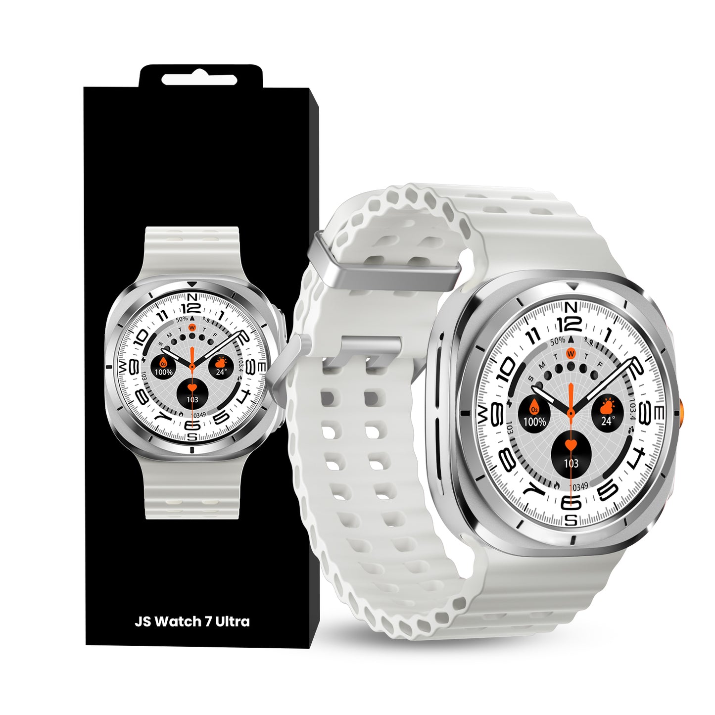 Js Watch7 Ultra 1.43 Amoled Display Waterproof