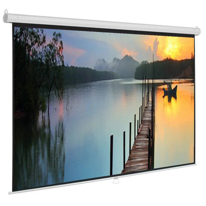 Projector Screen 150 Inch Manual 8x10 Feet 4:3MW